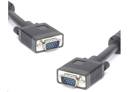 PREMIUMCORD Kabel VGA propojovací 15m HQ (HD15M/M, DDC2, 3x Coax + 8 žil, feritová jádra)