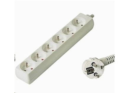 PREMIUMCORD Prodlužovací přívod 230V 2m 6 zásuvek