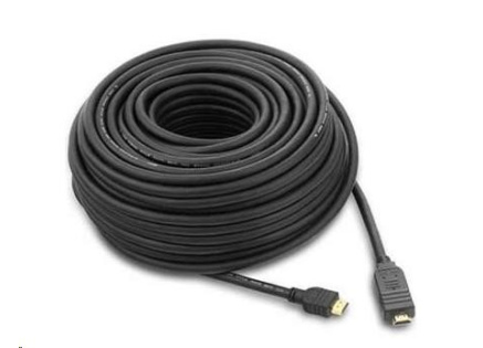 PREMIUMCORD Kabel HDMI 15m High Speed se zesilovačem 3x stíněný