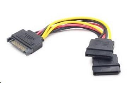 GEMBIRD Kabel SATA napájecí rozdvojka 2x SATA, 15cm