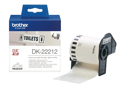 BROTHER DK-22212 bílá filmová role 62mm x 15,24m