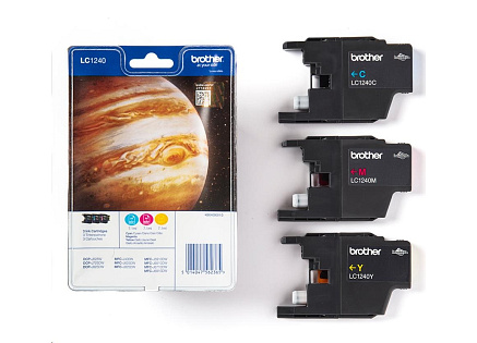 BROTHER INK LC-1240RB Ink azurový/purpurový/žlutý pro MFC-J6910DW