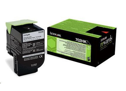 LEXMARK černý toner 702HK pro: CS310/410/510, z programu Lexmark Return (4 000 stran)