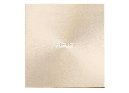 ASUS DVD ZenDrive SDRW-08U8M-U GOLD, External Slim DVD-RW, zlatá