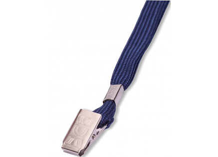 Šňůrka LILY s klipsem tmavě modrá
