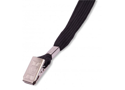 Šňůrka LILY s klipsem černá