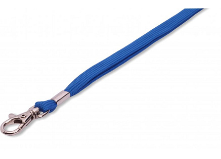 Šňůrka ROSE s karabinou modrá
