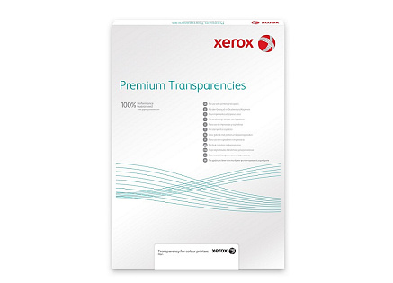BAZAR - Xerox Papír Transparentní fólie - Transparency 100m A4 Plain - Digital Color (50 listů, A4) - Poškozený obal (Ko