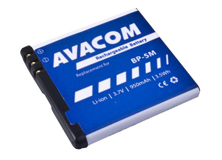 AVACOM baterie do mobilu Nokia N81, 6500 Slide Li-Ion 3,7V 950mAh (náhrada BP-5M)