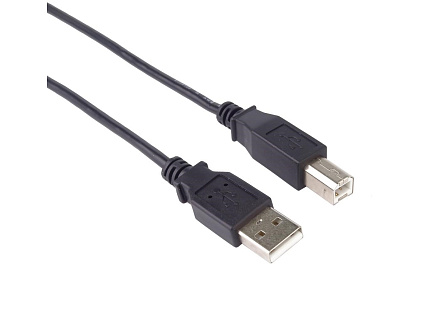 PremiumCord kabel USB 2.0, A-B, 0.5m, černá