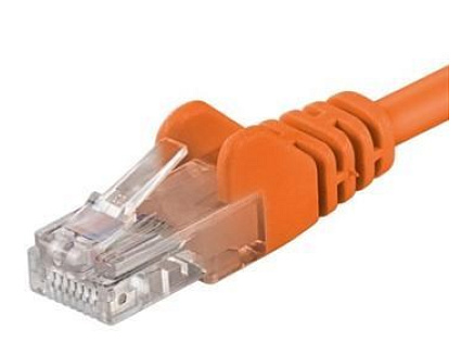 PremiumCord Patch kabel UTP RJ45-RJ45 CAT6 1,5m oranžová