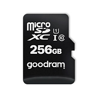 GOODRAM microSDXC karta 256GB M1AA (R:100/W:10 MB/s), UHS-I Class 10, U1 + Adapter