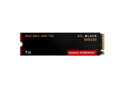 WD BLACK SSD NVMe 1TB PCIe SN8100 Powered by SanDisk, Gen5, (R:14900, W:11000MB/s)