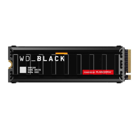 WD BLACK SSD NVMe 4TB PCIe SN8100 Powered by SanDisk, Gen5, (R:14900, W:14000MB/s), Chladič WD BLACK SSD NVMe 4TB PCIe SN8100 Powered by SanDisk, Gen5, (R:14900, W:14000MB/s), Chladič