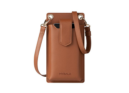 MYBALO Melissa minimalistická crossbody taška na telefon a peněženka v jednom