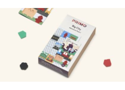 Dobrodružná mapa velkoměsto pro robota cubetto