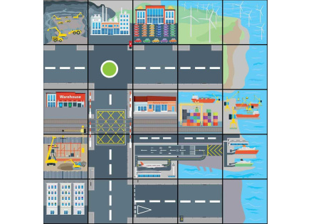 TT - Bee-Bot Podložka Doprava a průmysl