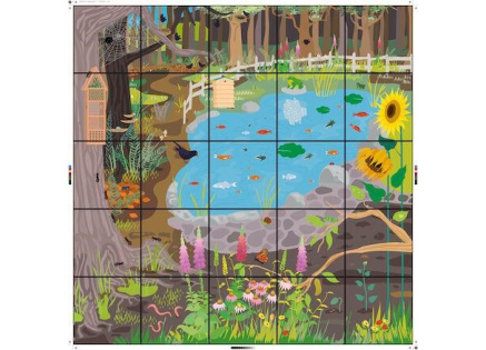 TT - Bee-Bot Podložka Divoká zahrada