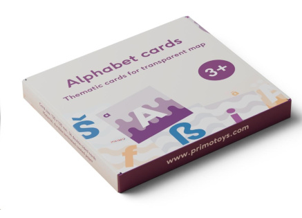 Primo Toys - tématické karty pro transparentní mapu - abeceda