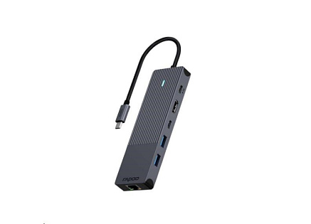 RAPOO adaptér UCM-2002, 6-in-1 USB-C Multiport Adapter