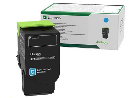 Lexmark azurový Extra High cap. toner C242XC0 Return program pro pro C2425x,C2535x,MC2425x,MC2535x,MC2640x - 3500 str