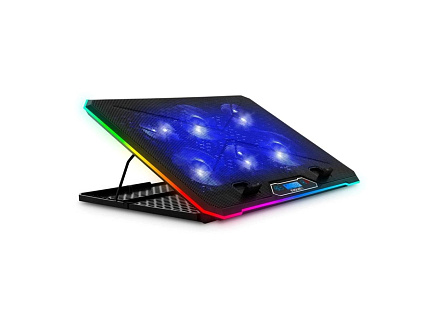 EVOLVEO Ania 9 RGB, nastavitelný podstavec pro notebook