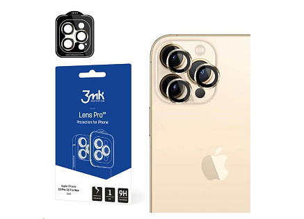 3mk Lens Protection Pro pro Apple iPhone 14 Pro / iPhone 14 Pro Max, zlatá