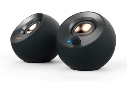 Creative PEBBLE V2, stolní 2.0 reproduktory s USB-C napájením, černé - Poškozený obal (Komplet)