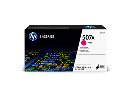 HP 507A Magenta LJ Toner Cart, CE403A (6,000 pages) HP 507A Magenta LJ Toner Cart, CE403A (6,000 pages)