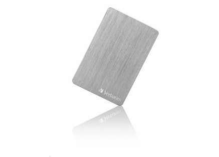 VERBATIM HDD 2.5" 1TB Store 'n' Go ALU Slim Portable Hard Drive USB 3.2, Space gray