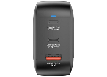 VERBATIM GaN Nabíječka Mini GaN 100W, 2xUSB-C, 1xUSB-A, černá VERBATIM GaN Nabíječka Mini GaN 100W, 2xUSB-C, 1xUSB-A, černá