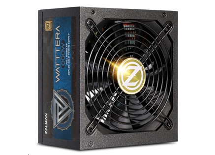ZALMAN zdroj WATTTERA ZM800-EBTII - 800W 80+ Gold, 13,5cm fan, modular