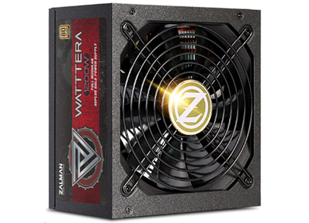 ZALMAN zdroj WATTTERA ZM1200-EBTII - 1200W 80+ Gold, 13,5cm fan, modular