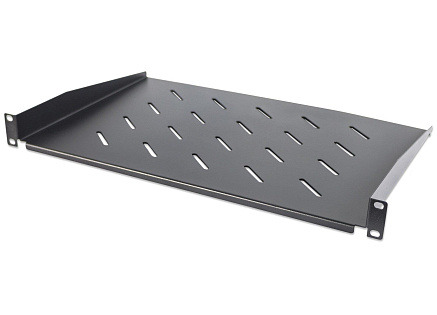 BAZAR - Intellinet police do racku 19", 1U, 350mm, černá, perforovaná - Rozbaleno (Komplet)