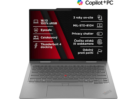 LENOVO NTB Thinkpad X1 2-in-1 G10 - Ultra7 258V,14" WUXGA Touch PG,32GB,2TBSSD,5G,IRcam,W11P