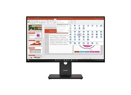 LENOVO LCD T27-40 - 27",IPS,matný,16:9,1920x1080,120Hz,4ms,300cd/m2,1500:1,HDMI,DP,VGA,USBHub,USB-C,PD15W,VESA,Pivot