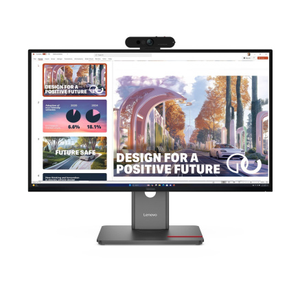 LENOVO LCD P27QD-40+MC60 - 27",ECO-IPS,16:9,2560x1440,120Hz,350cd/m2,1500:1,4ms,HDMI,DP,DPout,DC,USBHub,USB-C,RJ45,Pivot