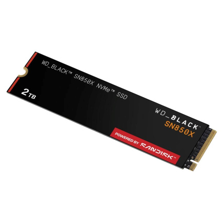 WD BLACK SSD NVMe 2TB PCIe SN850X Powered by SanDisk, Gen4, (R:7300, W:6600MB/s) WD BLACK SSD NVMe 2TB PCIe SN850X Powered by SanDisk, Gen4, (R:7300, W:6600MB/s)