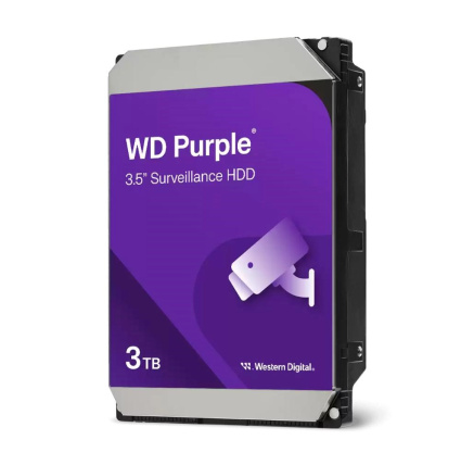 WD PURPLE WD34PURZ 3TB, SATA III 3.5", 128MB, 180MB/s, Low Noise, CMR WD PURPLE WD34PURZ 3TB, SATA III 3.5", 128MB, 180MB/s, Low Noise, CMR