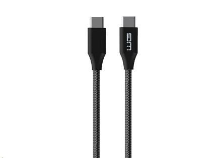WG - Datový kabel Type-C na Type-C, 1,5 metrů, 5A, 140W, černá