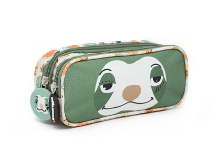 Penál do školy lenochod - dvojitý