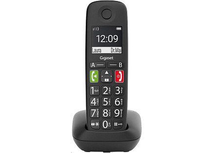 BAZAR - Gigaset E290 černý - Rozbaleno (Komplet)