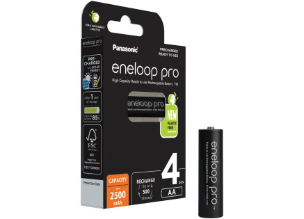 PANASONIC HR6 AA 3HCDE/4BE ENELOOP PRO N, 2500 mAh (Blistr 4ks)