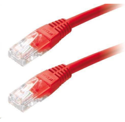XtendLan patch kabel Cat5E, UTP - 3m, červený