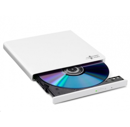 HITACHI LG - externí mechanika DVD-W/CD-RW/DVD±R/±RW/RAM GP57EW40, Slim, White, box+SW