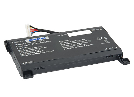 AVACOM baterie pro HP Omen 17 TPN-Q195 Li-Ion 14,4V 5700mAh 82Wh - 16 pinový konektor AVACOM baterie pro HP Omen 17 TPN-Q195 Li-Ion 14,4V 5700mAh 82Wh - 16 pinový konektor