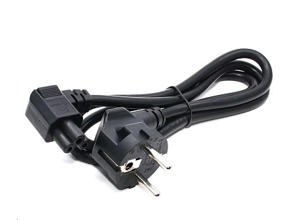 C-TECH kabel síťový VDE 220/230V napájecí notebook 3 pin Schuko, lomený, 1,8m C-TECH kabel síťový VDE 220/230V napájecí notebook 3 pin Schuko, lomený, 1,8m