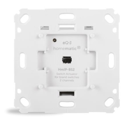 Homematic IP Spínací akční člen dvoukanálový - 6A, zápustná montáž - HmIP-BS2 Homematic IP Spínací akční člen dvoukanálový - 6A, zápustná montáž - HmIP-BS2