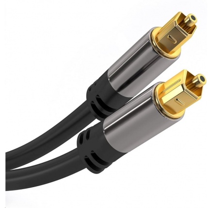 PremiumCord Kabel Toslink M/M, 6mm, 5m, černá PremiumCord Kabel Toslink M/M, 6mm, 5m, černá