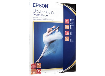 EPSON Paper A4 Ultra Glossy Photo (15 listů), 300g/m2